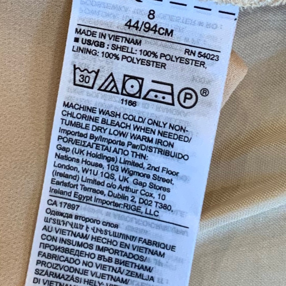 Banana Republic Butter Yellow 8 Maxi Racerback Dress Classic Timeless Scandi - Picture 6 of 12